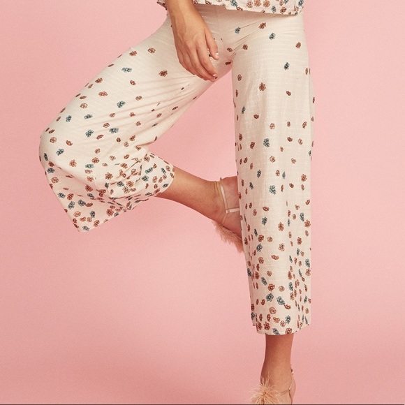 NEW LPA Pants 207 in Lurex Floral - Picture 4 of 14